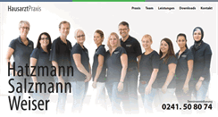 Desktop Screenshot of hausarztpraxis-aachen.de
